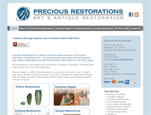 Tablet Screenshot of preciousrestorations.com